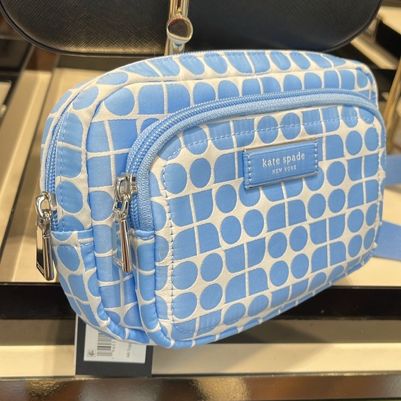 Kate Spade Noel Jacquard Belt Bag
Astral Blue 
NWT Waist
Bags & Fanny Packs - Picture 11 of 16